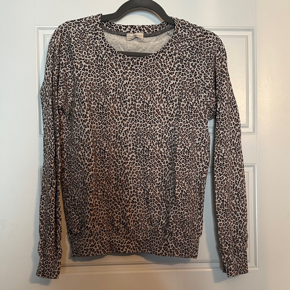 T.La Leopard Print Sweatshirt
